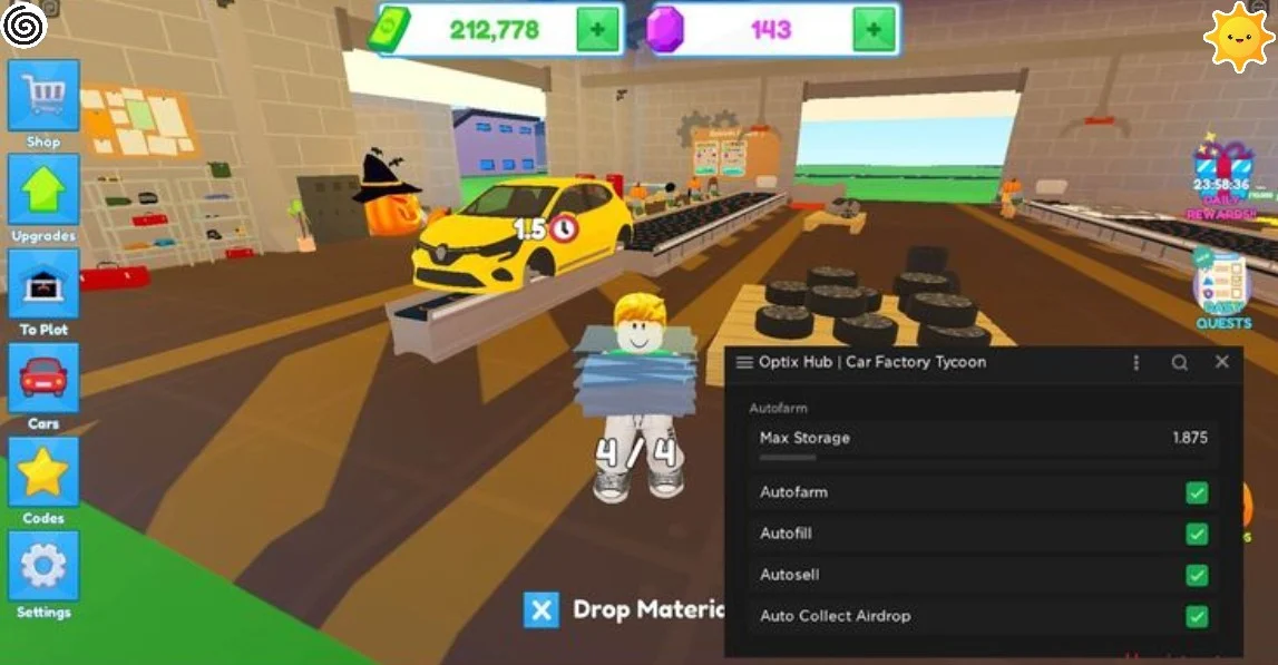 Car Factory Tycoon Codes